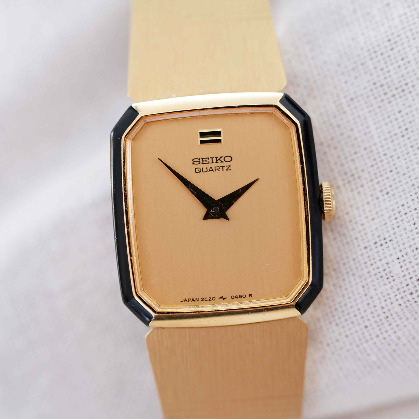 Seiko Cocktail Watch: Ladies 80s Gold Elegance - New Old Stock