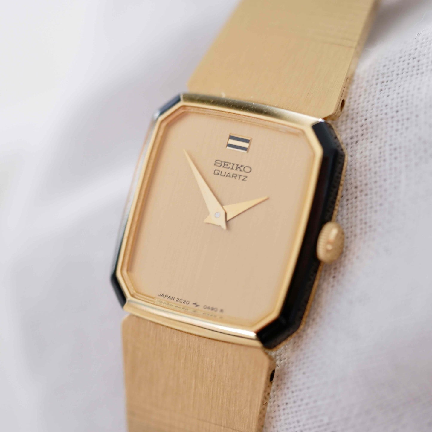 Seiko Cocktail Watch: Ladies 80s Gold Elegance - New Old Stock