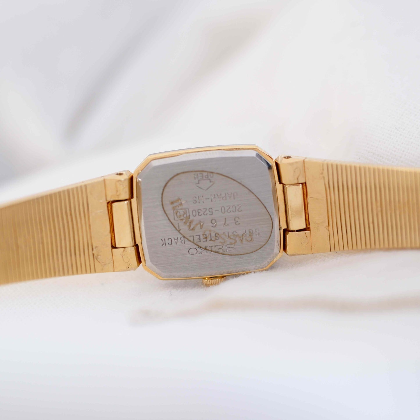 Seiko Cocktail Watch: Ladies 80s Gold Elegance - New Old Stock