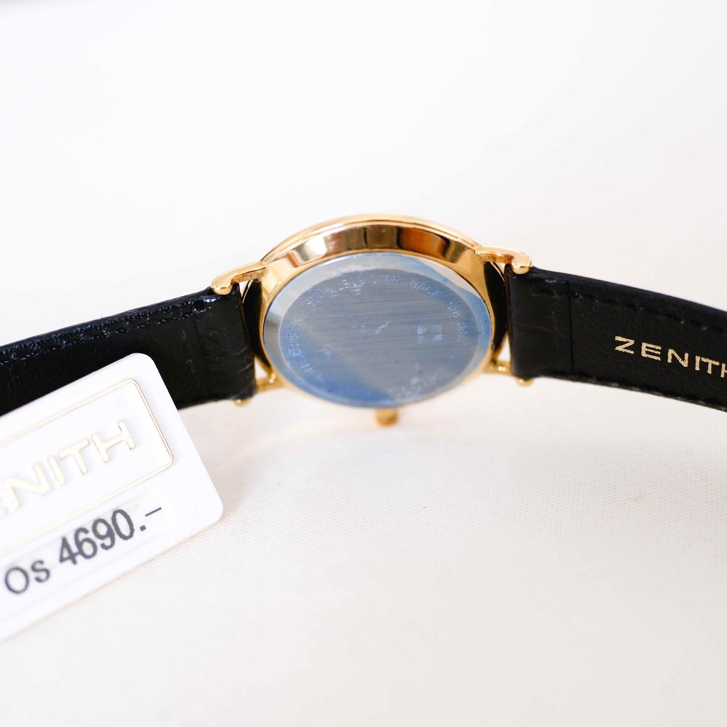 Zenith Vintage Watch: Ladies 90s Gold with White Dial Two Hands - New Old Stock