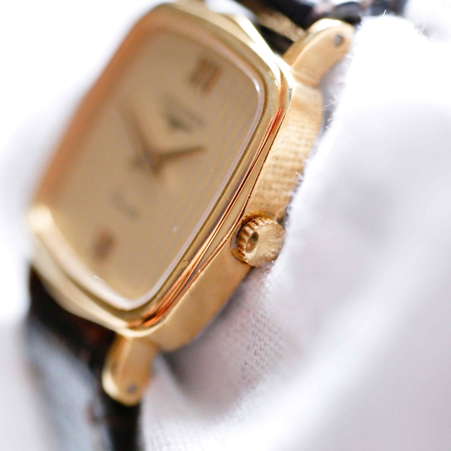 Longines Vintage Watch: Ladies 80s Gold and Roman Numerals