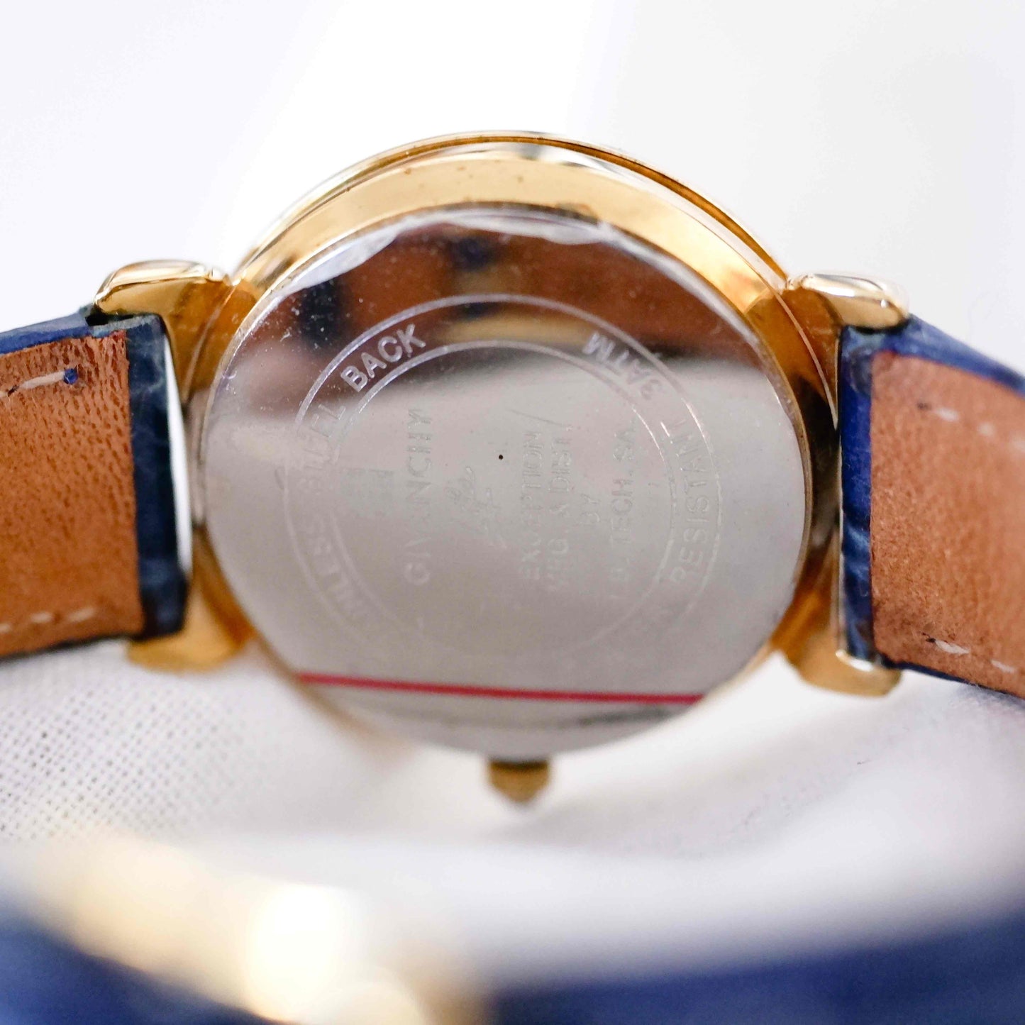 Givenchy Vintage Watch: Ladies 90s Golden with White Dial - New Old Stock