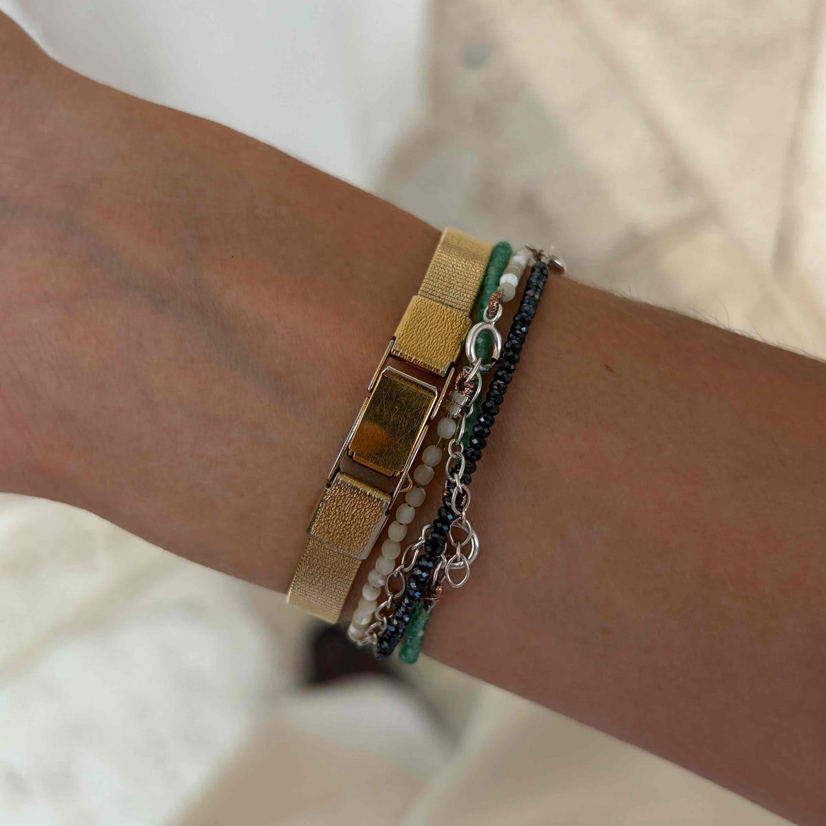 Seiko Cocktail Watch: 80s Dainty Ladies Golden Rectangular Style