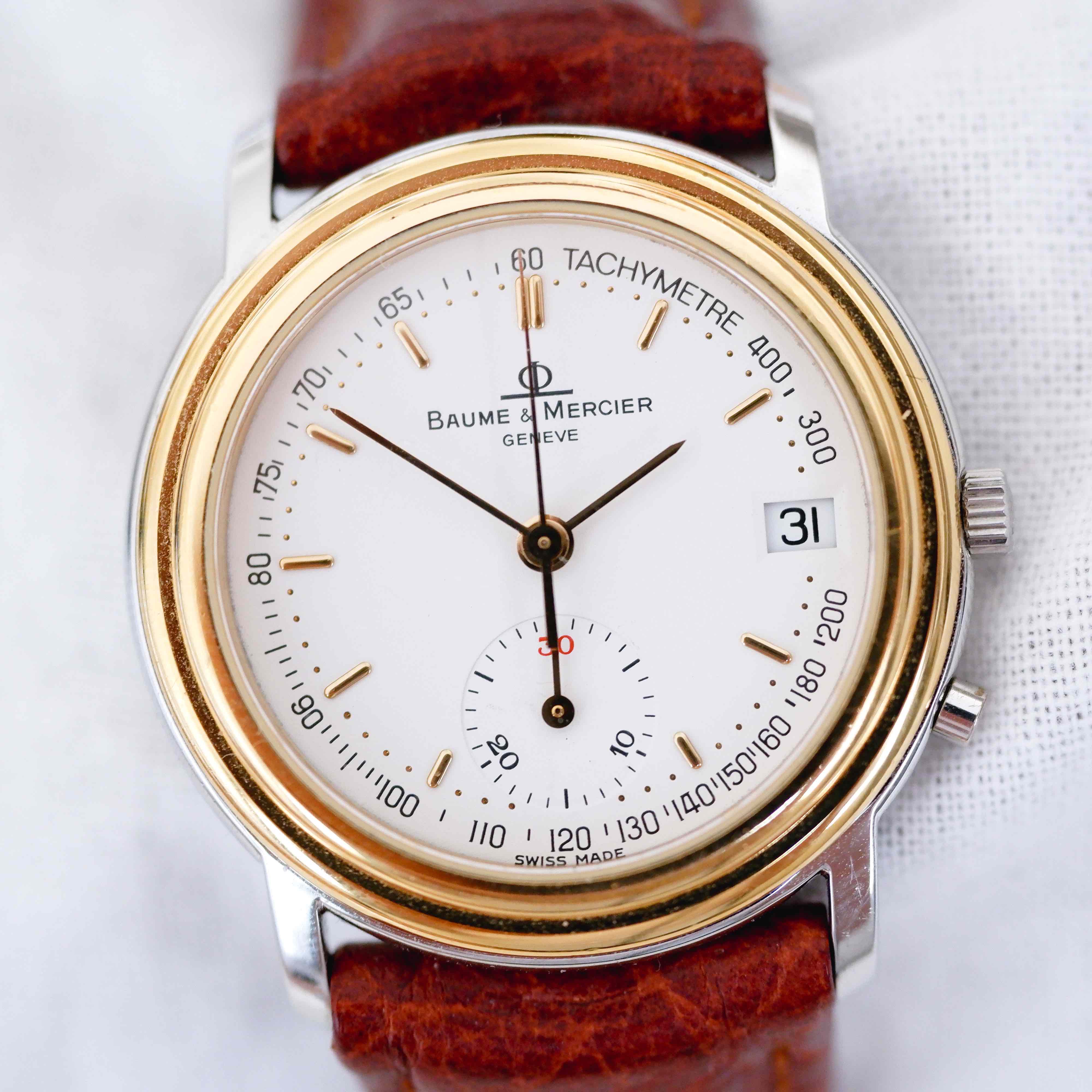 Tachymeter gold watch online