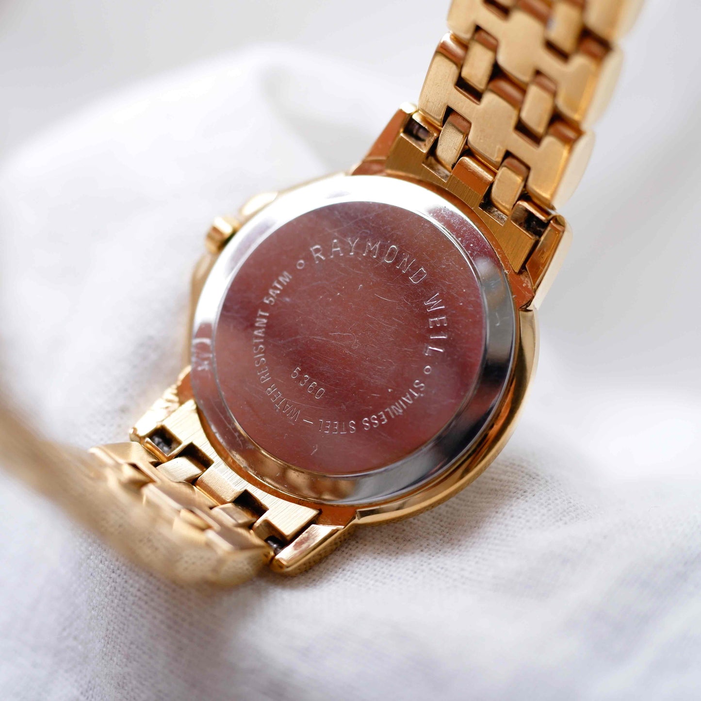 Raymond Weil Tango: Vintage Ladies 90s Watch Gold Diamond-Set Dial