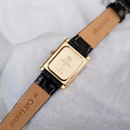 Raymond Weil Tank: Vintage Ladies Watch 90s Golden Rectangular Style with Roman Numerals