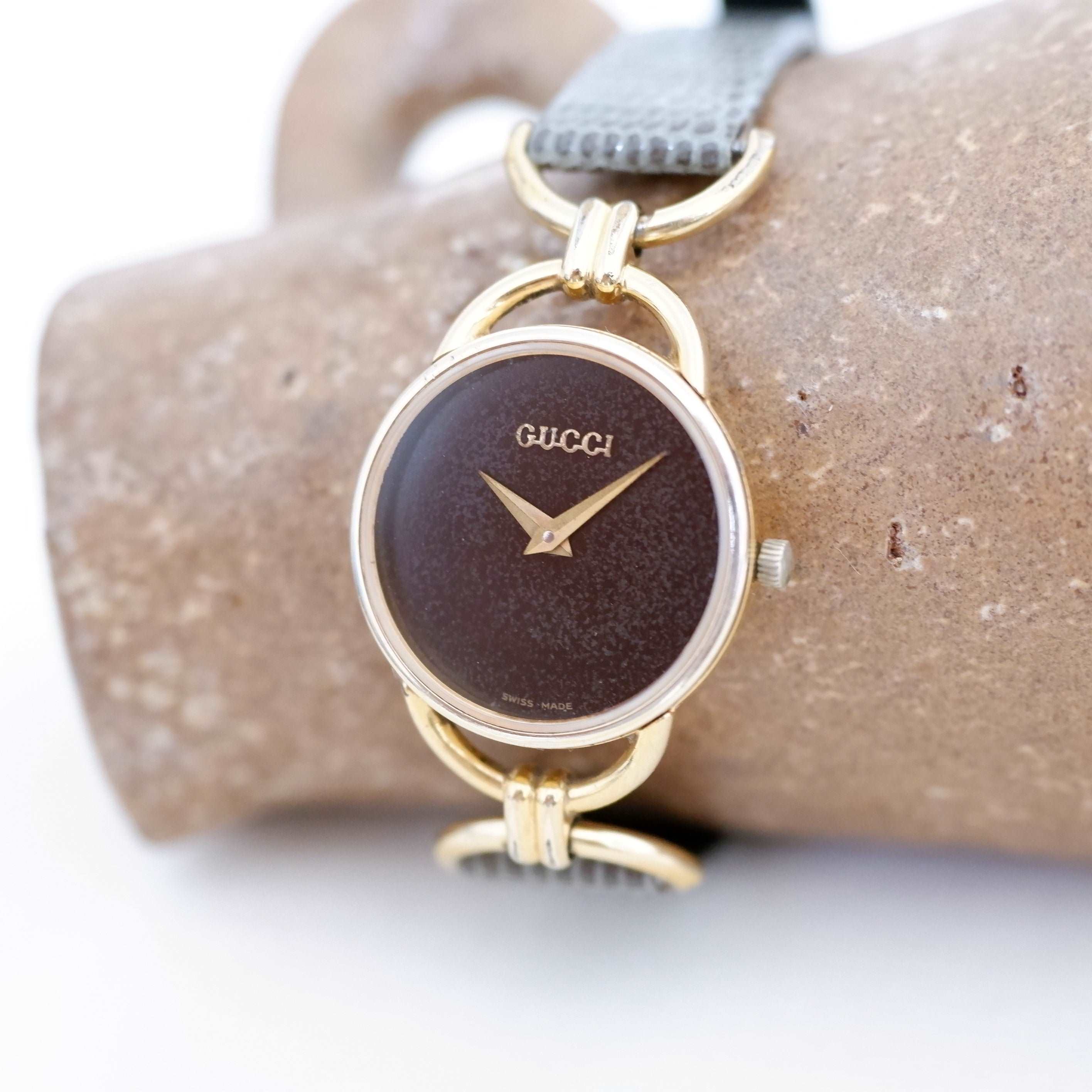 KG191☆1000円☆GUCCI 6000.2.L グッチ レディース 女性