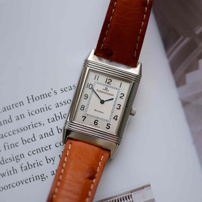 Jaeger-LeCoultre Reverso: Ref.250.8.08 Vintage White Sunburst Dial 90s Quartz