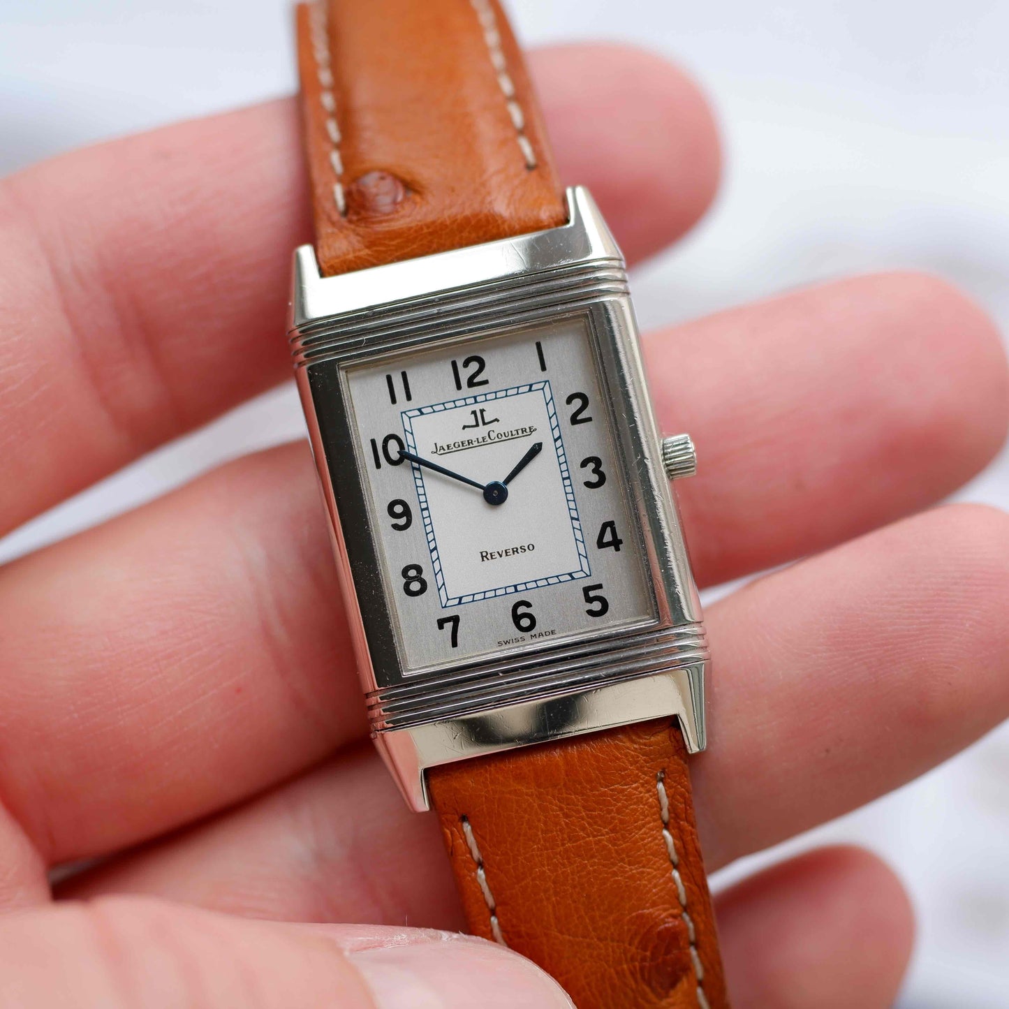 Jaeger-LeCoultre Reverso: Ref.250.8.08 Vintage White Sunburst Dial 90s Quartz