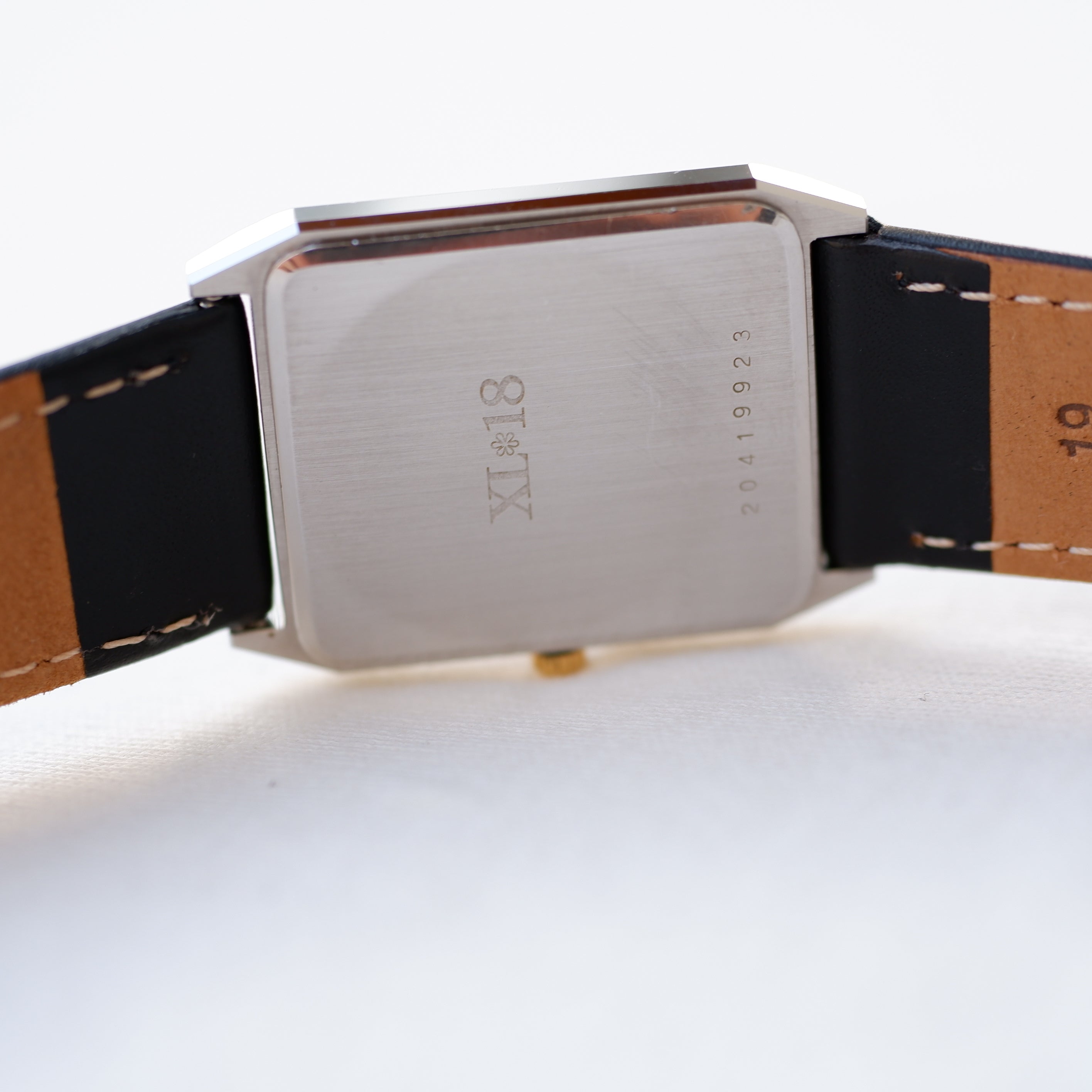 Longines Vintage Ladies Watch: 90s Golden Rectangular Roman