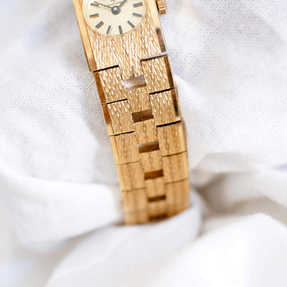 Junghans Cocktail Watch: Vintage Ladies 60s Golden Dainty with Mechanical Movement