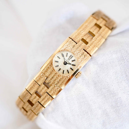 Junghans Cocktail Watch: Vintage Ladies 60s Golden Dainty with Mechanical Movement