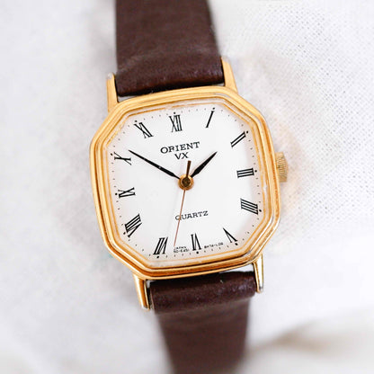 Orient Dainty Watch: Ladies 90s Golden Classic Octagon Style