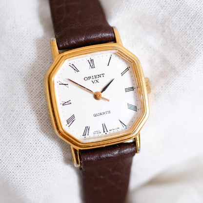 Orient Dainty Watch: Ladies 90s Golden Classic Octagon Style