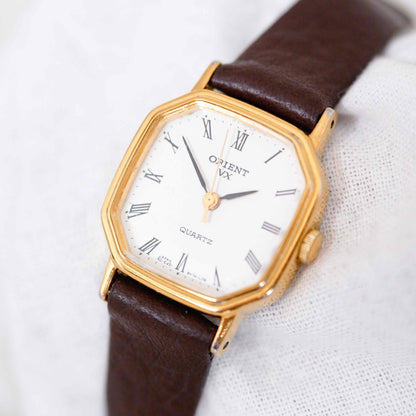 Orient Dainty Watch: Ladies 90s Golden Classic Octagon Style