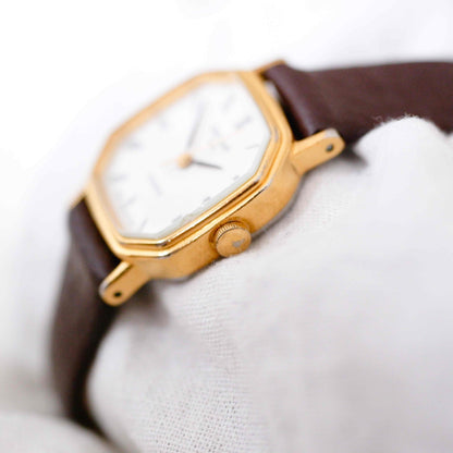 Orient Dainty Watch: Ladies 90s Golden Classic Octagon Style