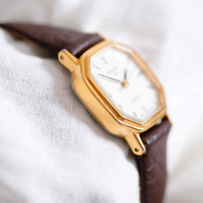 Orient Dainty Watch: Ladies 90s Golden Classic Octagon Style