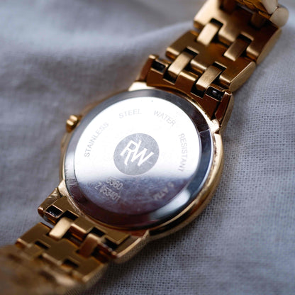 Raymond Weil Tango: Vintage Ladies 90s Watch Gold with Diamonds-Set Dial