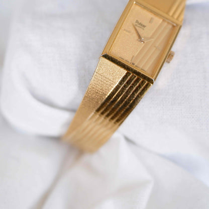 Pulsar Cocktail Watch: Vintage Ladies 80s Golden Dainty with Champagne Dial - NOS