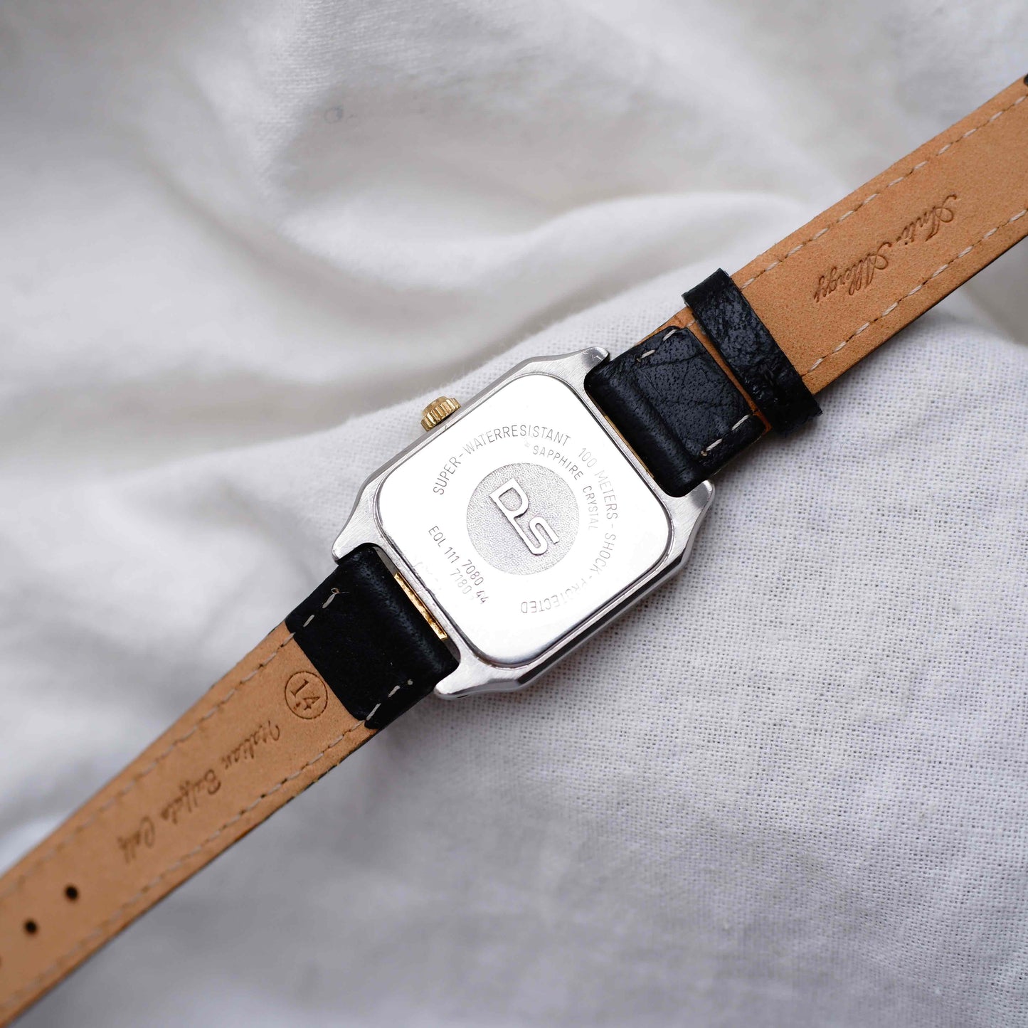 Vintage Certina Tank: Ladies DS 90s Two-Tone Classic White Dial