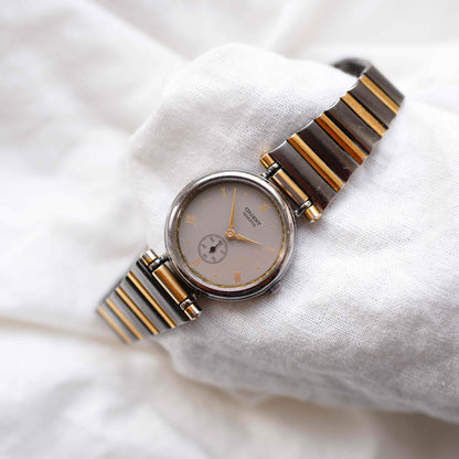 Orient Vintage Watch: 80s Cocktail Ladies Two Tone Small Second