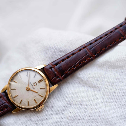 Omega Cocktail Watch: Vintage Ladies 50s Icon Hand-Wound with White Dial