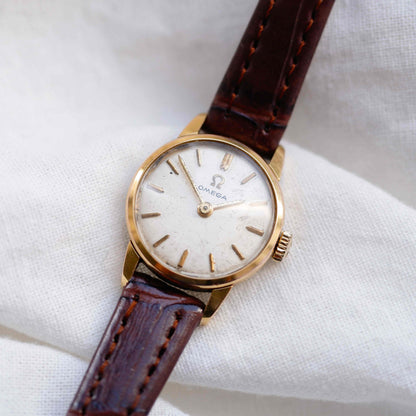 Omega Cocktail Watch: Vintage Ladies 50s Icon Hand-Wound with White Dial
