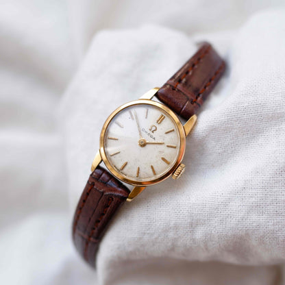 Omega Cocktail Watch: Vintage Ladies 50s Icon Hand-Wound with White Dial
