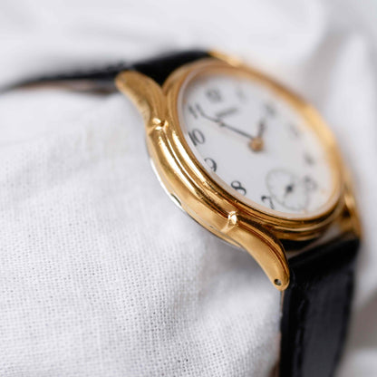 Seiko Vintage Watch: Ladies 90s Gold with Breguet Numerals Blued Hands