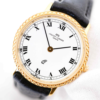 Jaquet Girard Vintage Watch: Ladies 90s Gold with Elegant Roman Numerals