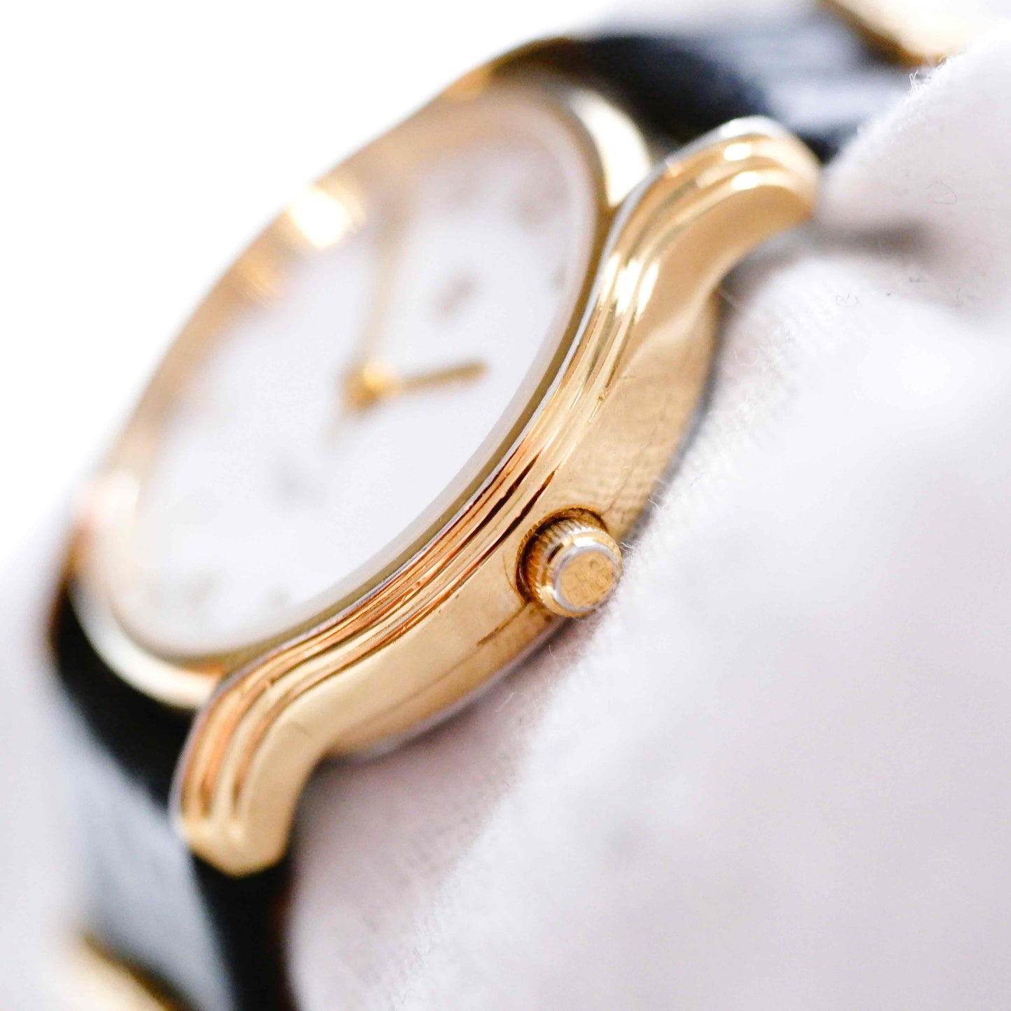 Givenchy Vintage Watch: Ladies 90s Golden with White Dial