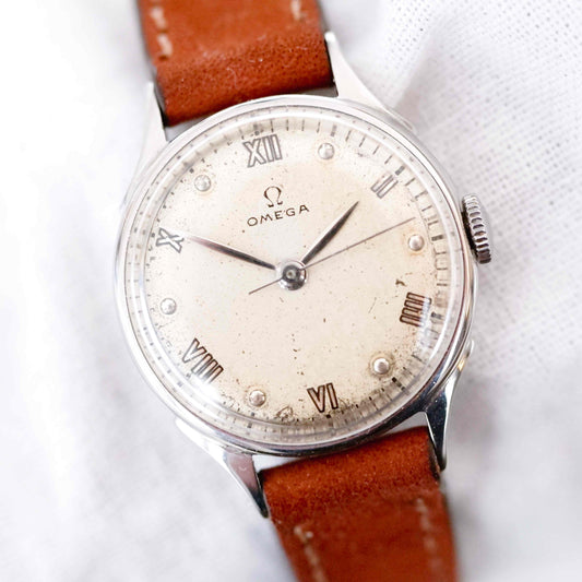 Omega Vintage Watch: Ladies 60s Iconic Mechanical with White Dial