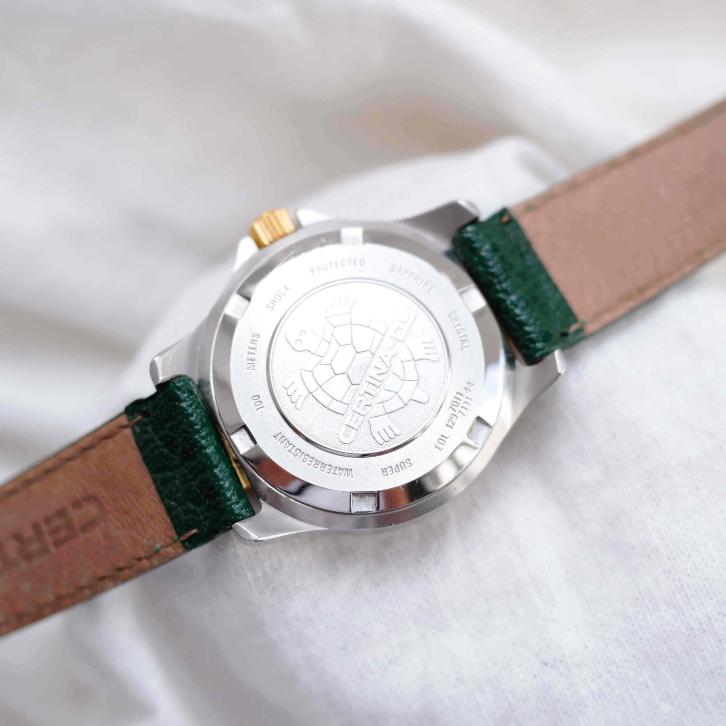 Certina DS Vintage: Ladies Watch 90s Two Tone Classic White Dial NOS