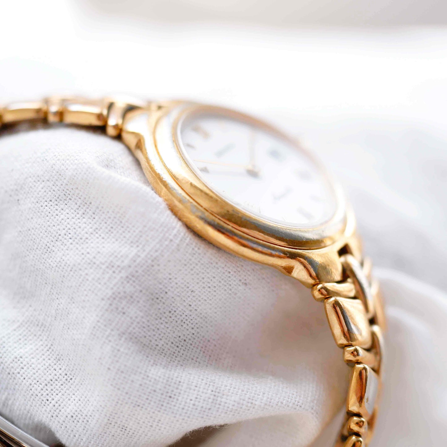 Zenith Vintage Acropolis: Ladies 80s Gold White Dial