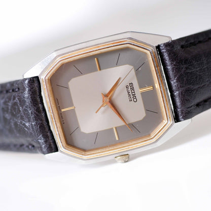 Seiko Vintage Ladies Watch Two-Tone Rectangular, Second Front Side