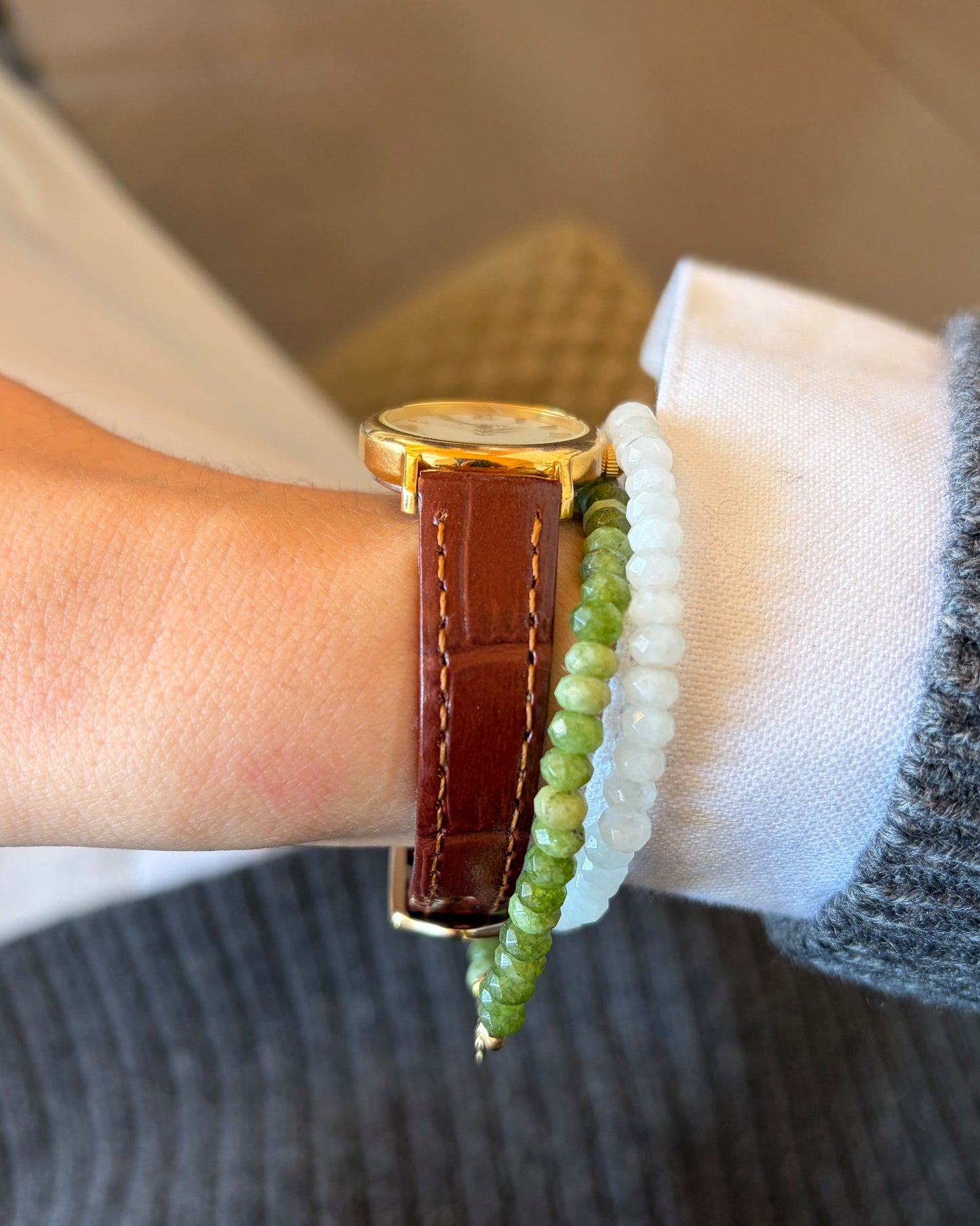 Tissot Vintage Watch: Ladies 90s Golden Iconic with White Roman Dial