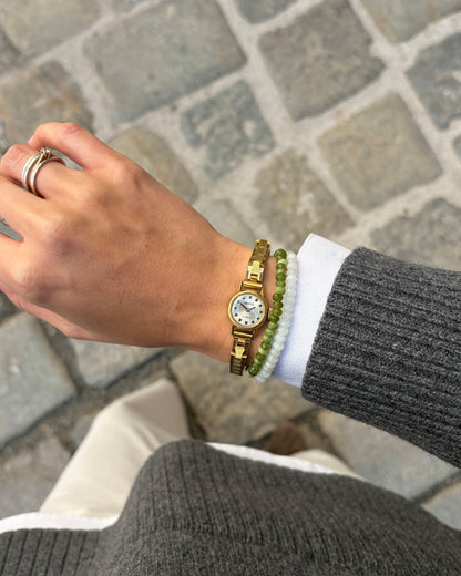 Fricona Cocktail Watch: Ladies Dainty 70s Mechanical Sunburst Dial