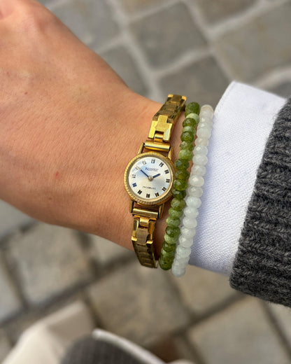 Fricona Cocktail Watch: Ladies Dainty 70s Mechanical Sunburst Dial
