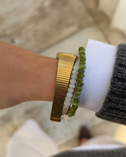 Orient Vintage Watch: 90s Cocktail Ladies Golden Integrated Bracelet