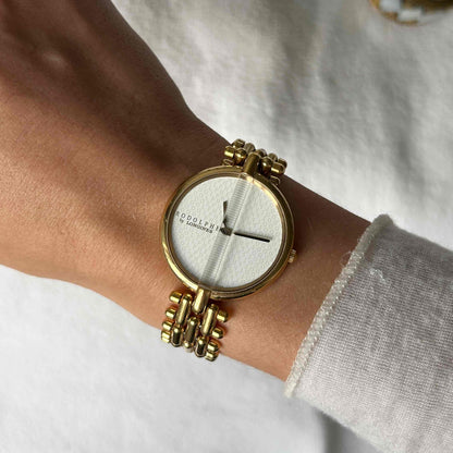 Longines Rodolphe Classic: Dainty Ladies 80s Golden with White Dial