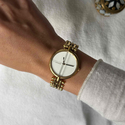 Longines Rodolphe Classic: Dainty Ladies 80s Golden with White Dial