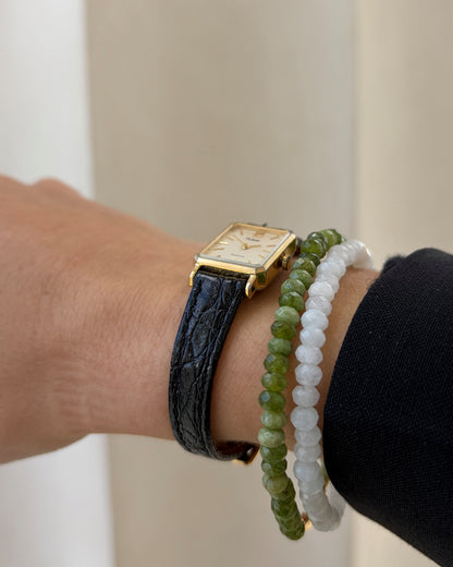 Pulsar Tank Watch: Vintage Cocktail Ladies 90s with White Dial