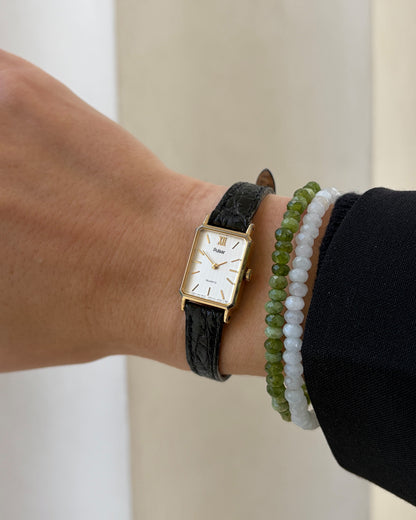 Pulsar Tank Watch: Vintage Cocktail Ladies 90s with White Dial