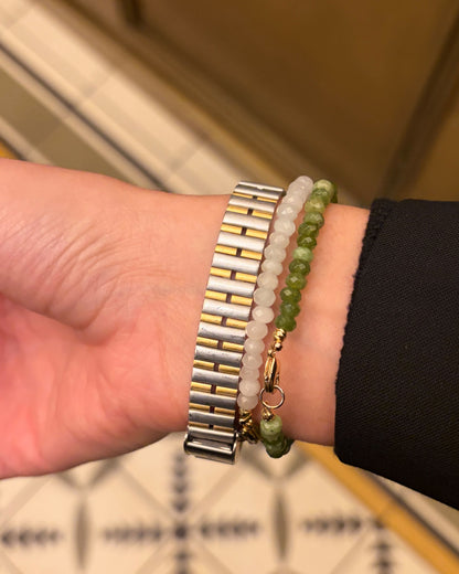 Seiko Cocktail Watch: Ladies Dainty Vintage 90s Gray Sparkle Dial - NOS