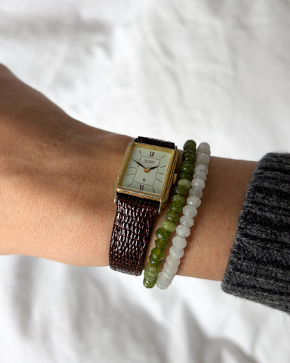 Citizen Tank Watch: Vintage Dainty Ladies 90s Golden Classic Roman Dial