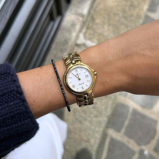 Zenith Vintage Acropolis: Ladies 80s Gold White Dial