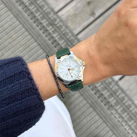 Certina DS Vintage: Ladies Watch 90s Two Tone Classic White Dial NOS