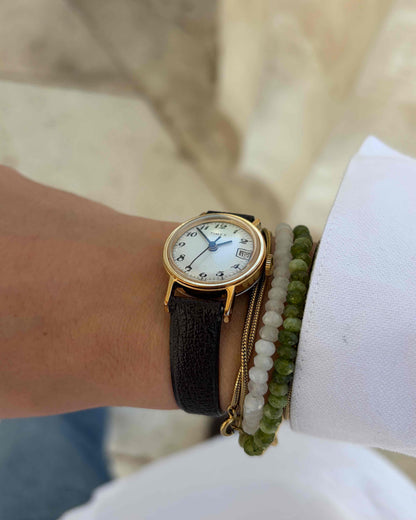 Timex Vintage Watch: Ladies 60s Mechanical Gold with Classic Arabic Dial
