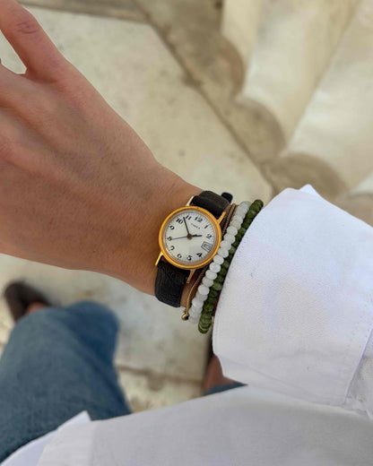 Timex Vintage Watch: Ladies 60s Mechanical Gold with Classic Arabic Dial