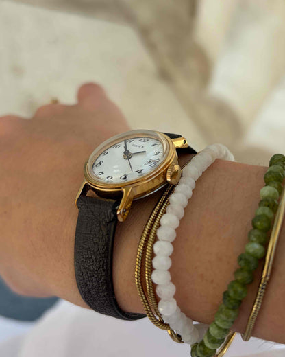 Timex Vintage Watch: Ladies 60s Mechanical Gold with Classic Arabic Dial